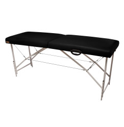Couch cosmetic folding Premium with height adjustment 5 cm / black