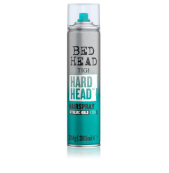 TIGI Bed Head Hard Head Extreme Hold Hairspray, 385 ml / grey-green