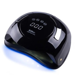 Лампа для манікюру SUN BQ-5T 120 Вт. UV/LED / чорна з ручкою