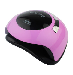 Лампа для манікюру SUN BQ-5T 120 Вт. UV/LED / рожева з ручкою