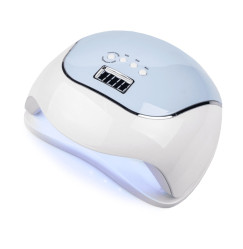 Лампа для манікюру SUN BQ-V5/LED+UV/120W Macaroon/біло-блакитна