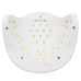 Лампа для манікюру SUN BQ-V5 / LED+UV / 120W Macaroon / біло-рожева