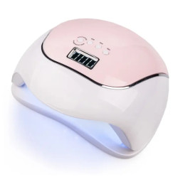 Manicure lamp SUN BQ-V5 / LED+UV / 120W Macaroon / white-pink