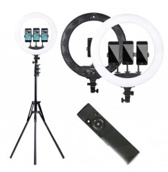 Ring lamp LED HQ-21N, (72W) / 52.5 cm + tripod 1.9 m