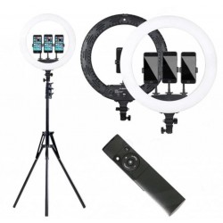 Лампа кольцевая LED HQ-21N,  (72W) / 52,5 см + штатив 1,9 м