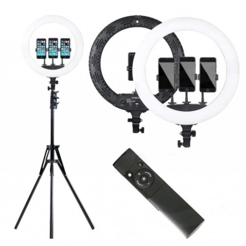 Лампа кольцевая LED HQ-21N,  (72W) / 52,5 см + штатив 1,9 м