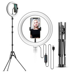 APEXEL / 10" Ring Light with 2.1M Stand / APL-FL10JJ14Y