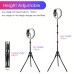 Лампа кільцева зі штативом APEXEL / 10  Ring Light with 2.1M Stand / APL-FL10JJ14Y