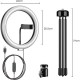 Лампа кільцева зі штативом APEXEL / 10  Ring Light with Metal Stand / APL-FL10JJ13Y