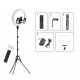 Лампа кольцевая с штативом APEXEL / 18" Ring Light with 2.1M Stand / APL-FL18JJ12Y