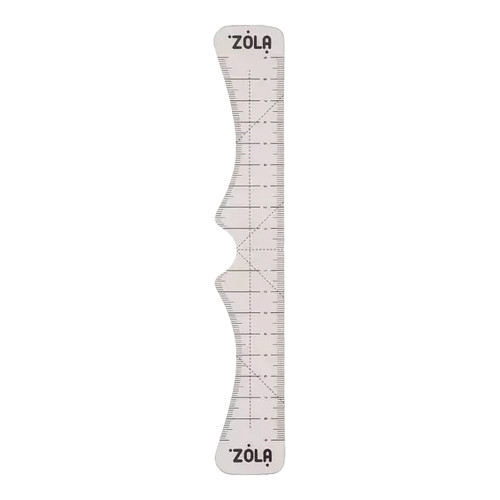 Eyebrow ruler ZOLA (without eraser)