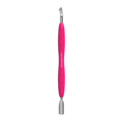 Szpatułka do manicure z silikonową rączką STALEKS PRO UNIQ 10 TYP 4.2 (pchacz + ostrze)