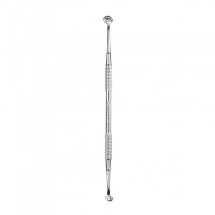 Double-sided cosmetic spoon STALEKS PRO EXPERT 20 TYPE 2 (uno + slotted spoon)
