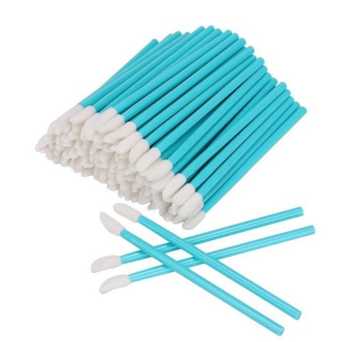 MACROBRUSHES applicators for eyebrows, eyelashes, lips - light blue, 50 pcs/pack