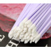 MACROBRUSHES applicators for eyebrows, eyelashes, lips - lavender, 50 pcs/pack