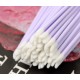 MACROBRUSHES applicators for eyebrows, eyelashes, lips - lavender, 50 pcs/pack