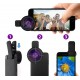 Макрооб'єктив для телефону ширококутний + макрооб'єктив 0.45X Phone Lens / чорний
