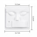Eyelash extension training mannequin | plastic lash tile, 1 pc