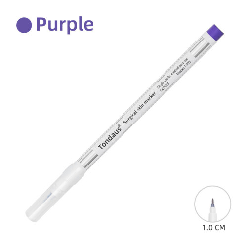 Tondaus skin marker for eyebrows and lips - 1.0 mm purple (TR-03) white design