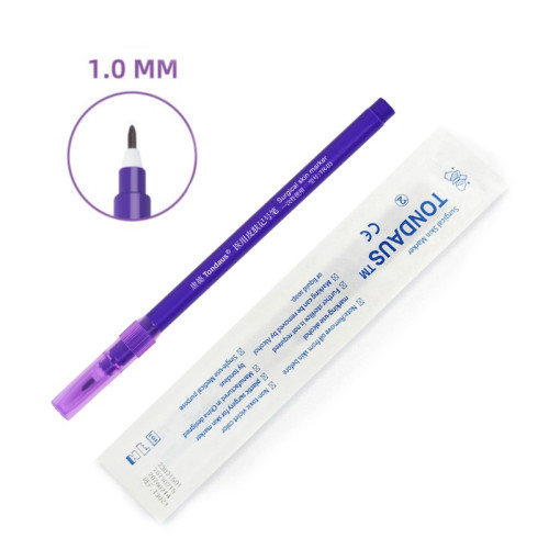 Tondaus skin marker for eyebrows and lips - 1.0 mm purple (TR-03) purple design