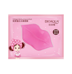 Hydrogel moisturizing lip mask with collagen BIOAQUA, 1 pc.