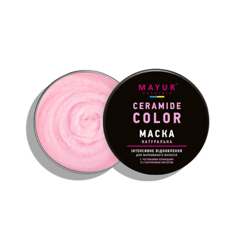 Naturalna maska ​​do włosów farbowanych Mayur / Ceramide Color, 250 ml