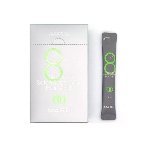 Маска для волос восстанавливающая Masil 8 Seconds Salon Super Mild Hair Mask / зеленая, 8 мл
