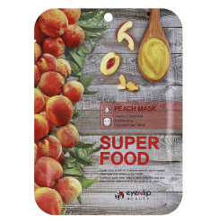Fabric face mask with peach extract Eyenlip / Super Food Peach Mask, 23 ml
