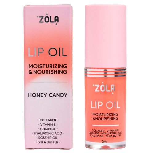 Olejek do ust ZOLA - Olejek do ust - Miodowe cukierki, 7 ml