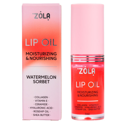 ZOLA Olejek do ust - Sorbet arbuzowy, 7 ml