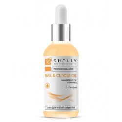 Масло для ногтей и кутикулы Shelly с экстрактом грейпфрута и витамином А, 30 мл
