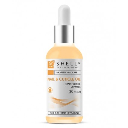 Масло для ногтей и кутикулы Shelly с экстрактом грейпфрута и витамином А, 30 мл