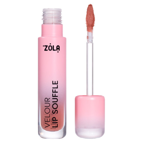 Матова оксамитова губна помада ZOLA - LIP SOUFFLE - 02 ROSEWOOD