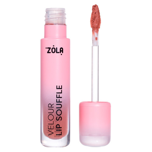Матова оксамитова губна помада ZOLA - LIP SOUFFLE - 04 NUDE HAZE