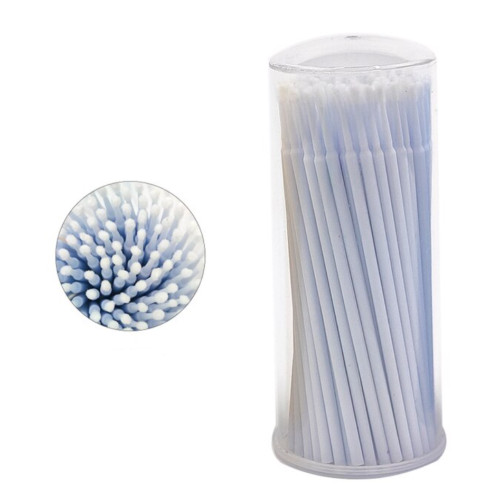 Microbrushes in a tube 100 pcs/white