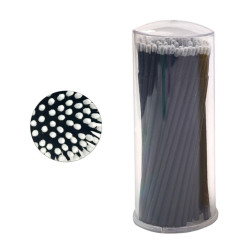 Microbrushes in a tube 100 pcs / black