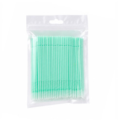 Microbrushes long head in a bag - tiffany, 100 pcs