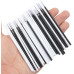 Microbrushes extended in a package long head - black, 100 pcs
