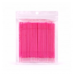 Микробраши удлиненные в пакете long head - малиновые, 100 шт