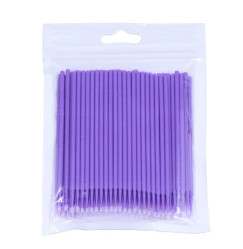 Microbrushes in the package 100pcs / purple