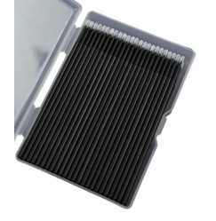 Microbrushes in a plastic box 100 pcs - black
