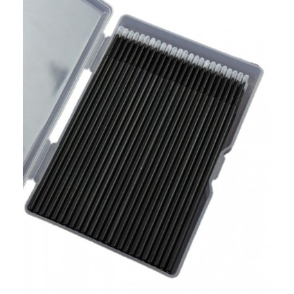 Microbrushes in a plastic box 100 pcs - black