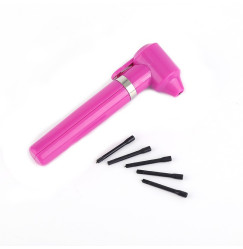 Mixer for mixing henna, pigments and paints to a uniform consistency (pink)
