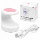 Мини UV-лампа для сушки ногтей портативная | UV+LED Nail Lamp | белая