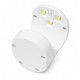 Мини UV-лампа для сушки ногтей портативная | UV+LED Nail Lamp | белая