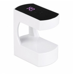 Mini portable UV nail dryer lamp | UV+LED Nail Lamp | black with LED display