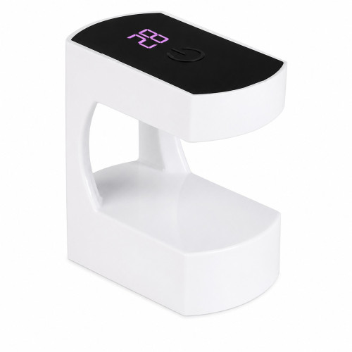 Мини UV-лампа для сушки ногтей портативная | UV+LED Nail Lamp | черная с LED-дисплеем