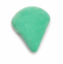 Mini Velour Makeup Sponge, Triangular, Turquoise 
