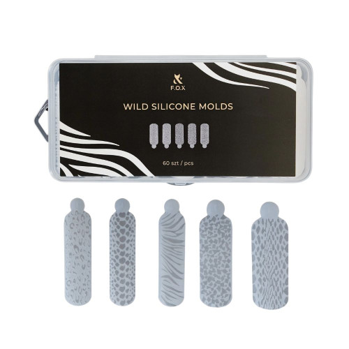 Багаторазові силіконові форми для дизайну F.O.X / Wild Silicone molds (60 шт)