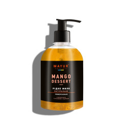 Мило для рук натуральне косметичне Mayur - MANGO DESSERT, 275 мл